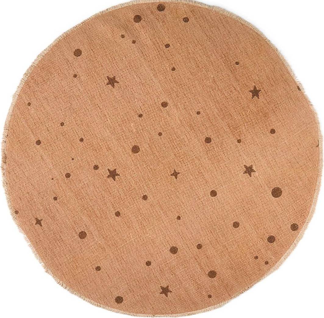 Jox Stars Rund Matta Rosa Pojkar