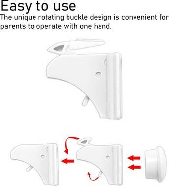 Magnetic Concealed Drawer Lock