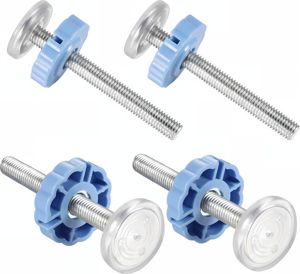 4 Pack Pressure Mounted Baby Gates Spindle Rods