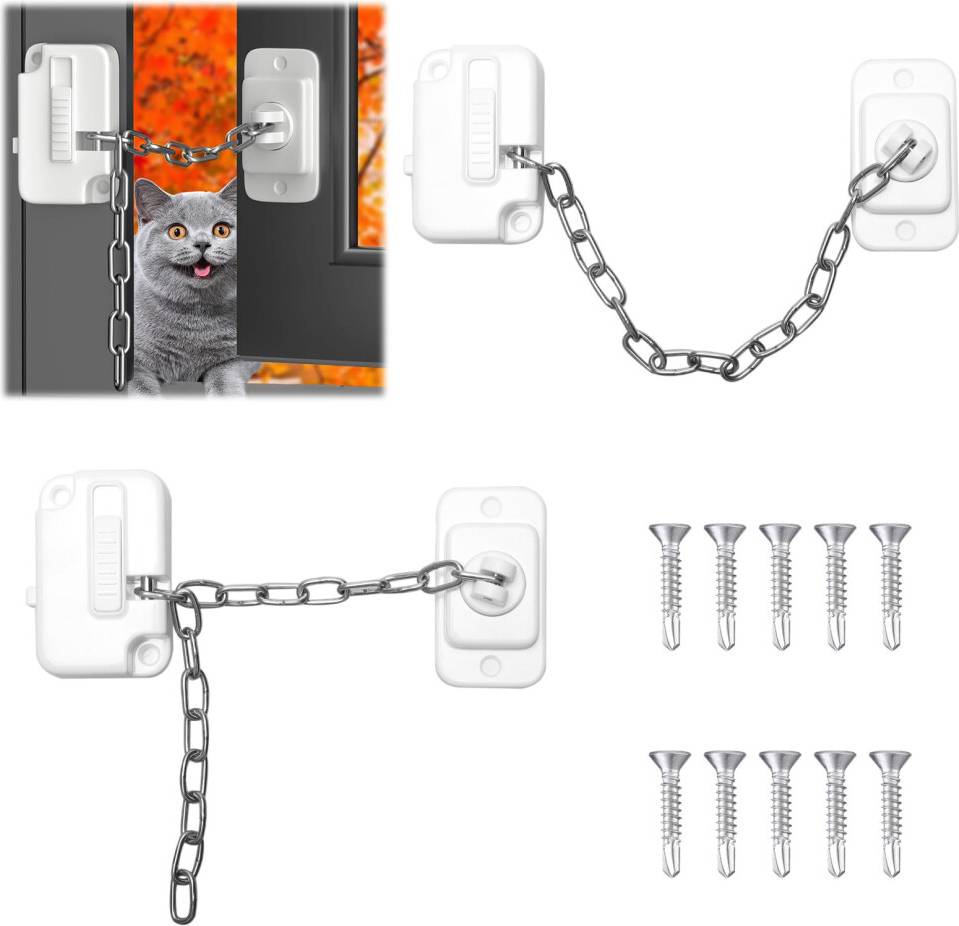 Upvc window locks 2PCS Adjustable Sliding Window Locks
