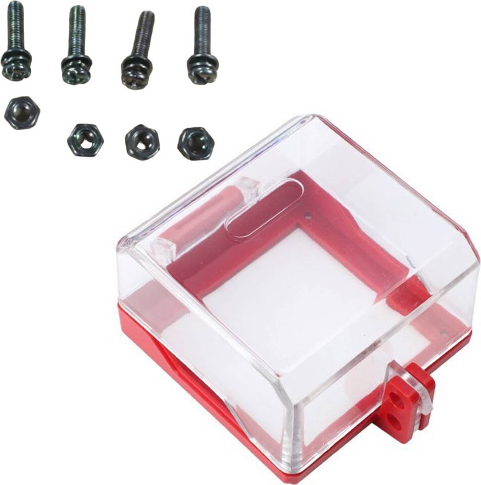 Lockable Socket Safety Covers Clear Plastic