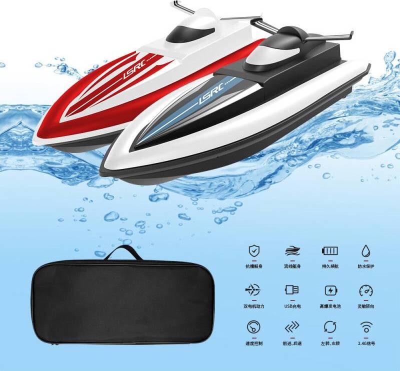 Dual Propeller Long Range Racing Boat Water Toy