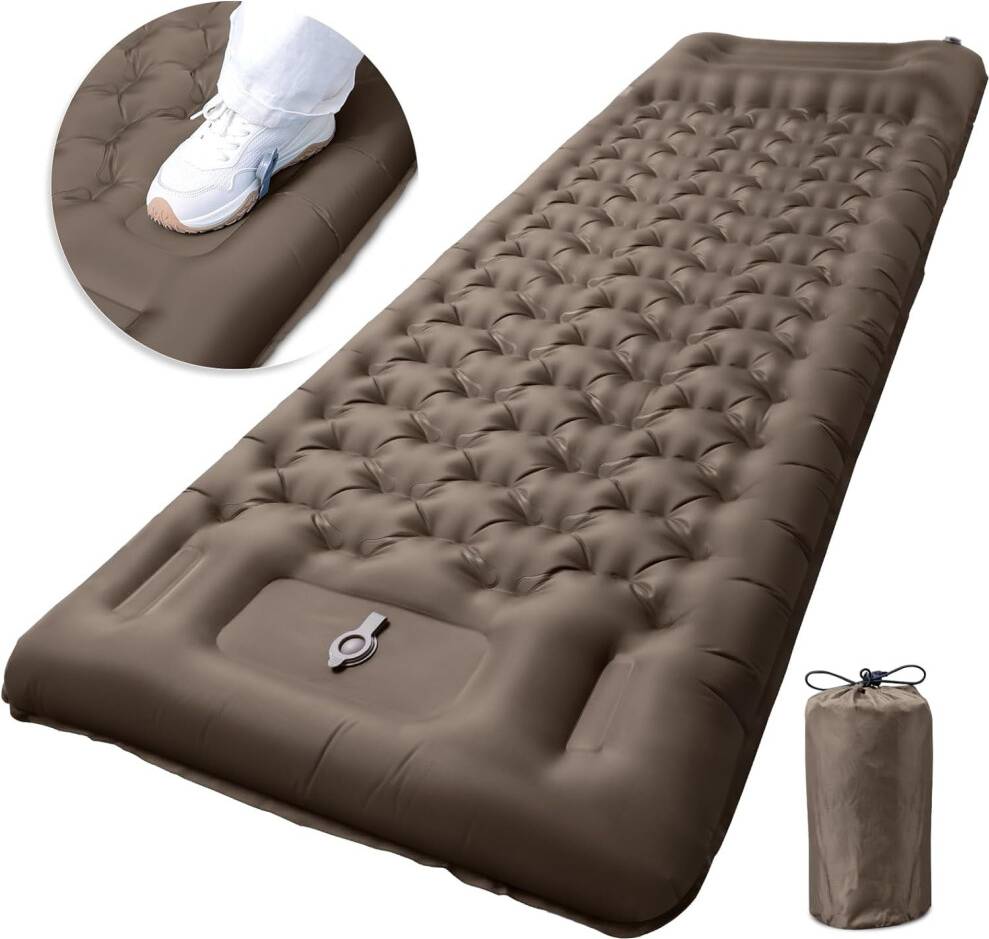 Inflatable Camping Sleeping Pad 4 Inch