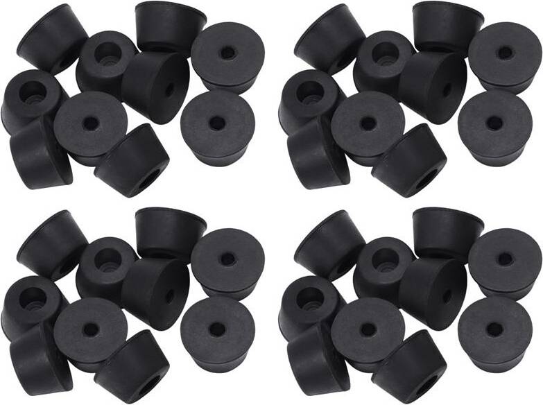 40 Pcs Conical Recessed Foot Feet Rubber Buffer
