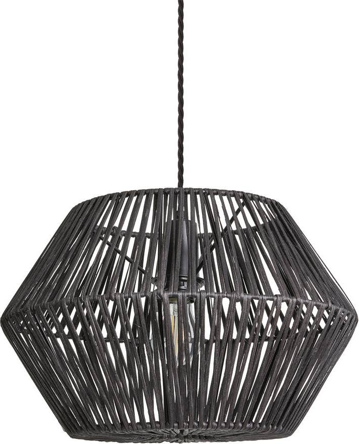 Rattan pendant light Boho Rattan Ceiling Light 15 Inch Pendant Lamp