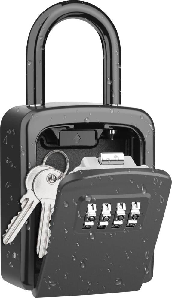 Key Safe Weatherproof Portable Lock Box