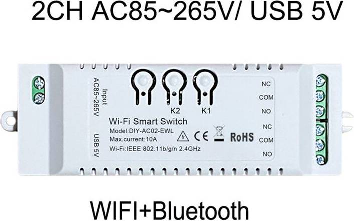 5X 2CH WiFi DIY Timer Module