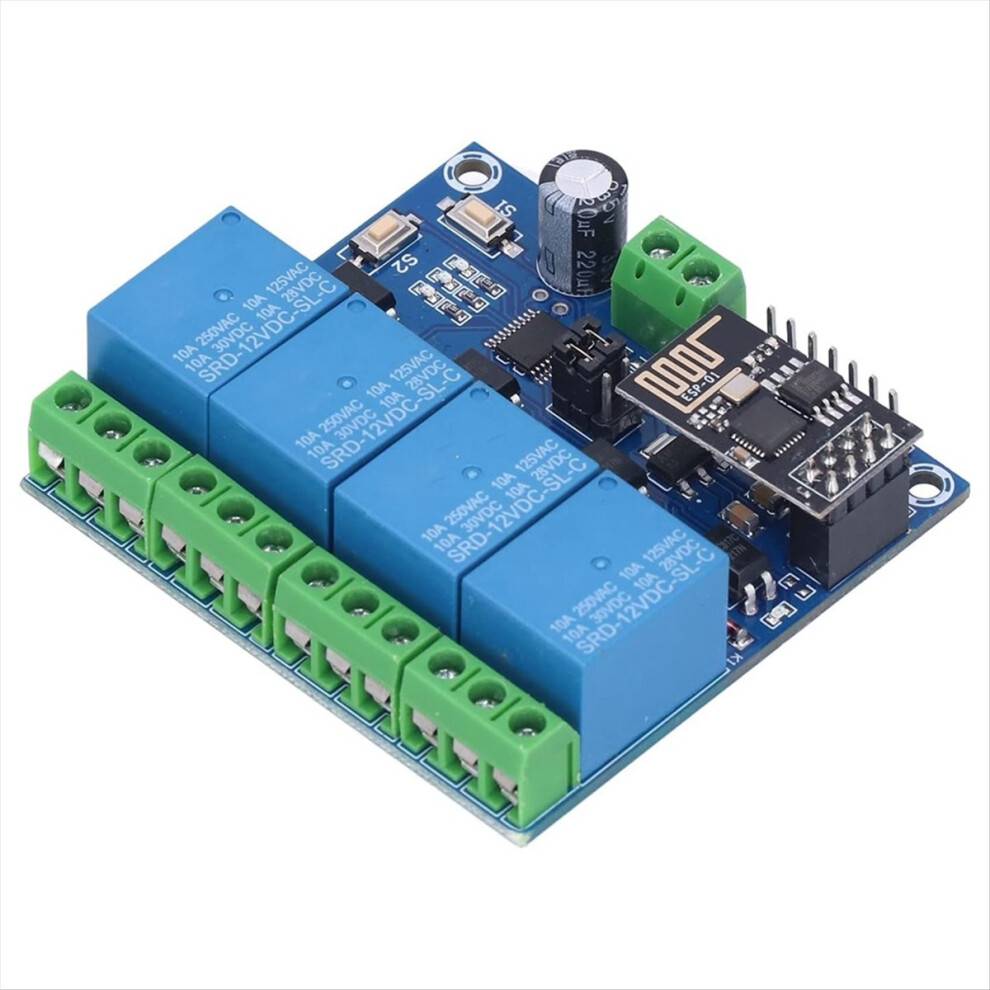 8266 Melitt 4 Channel WiFi Wireless Relay Module ESP8266