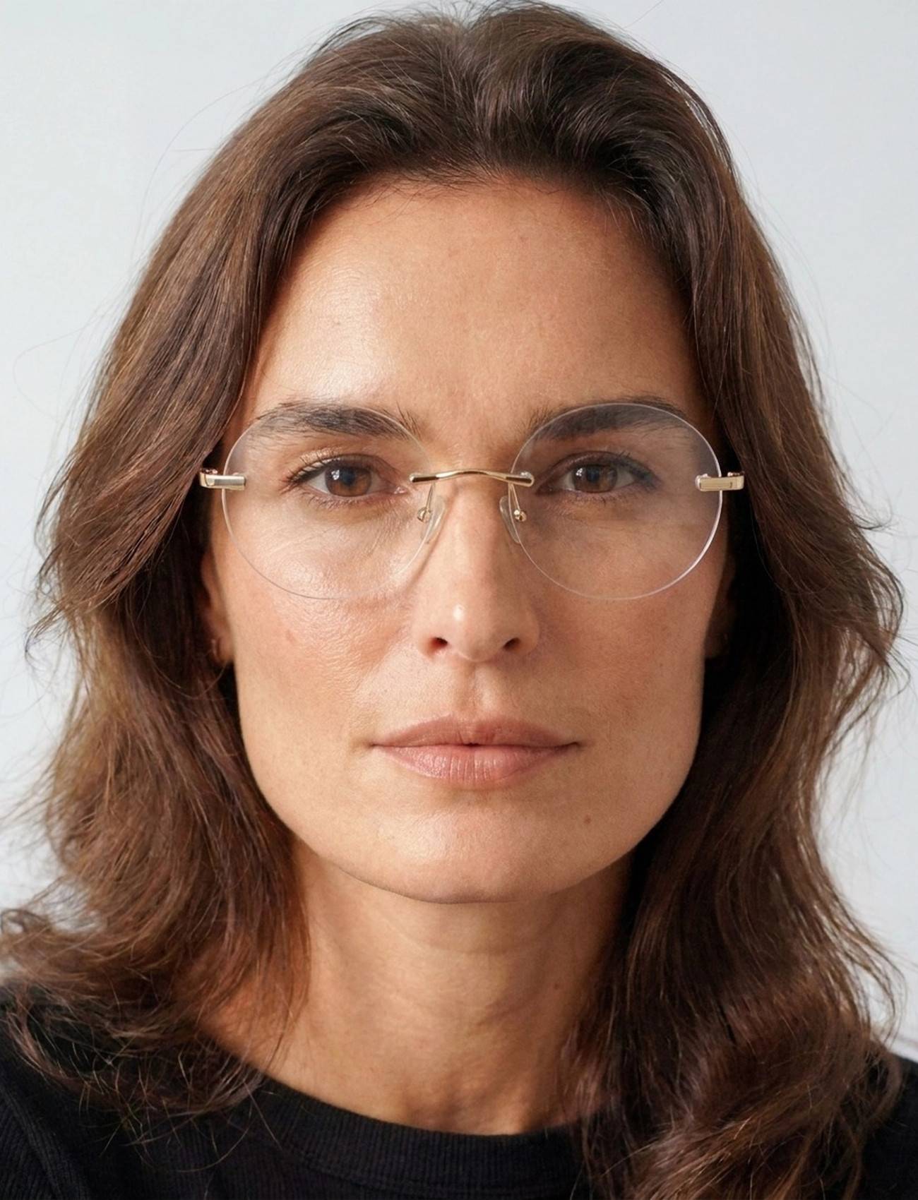 Grace Gold Rimless Readers 1.0