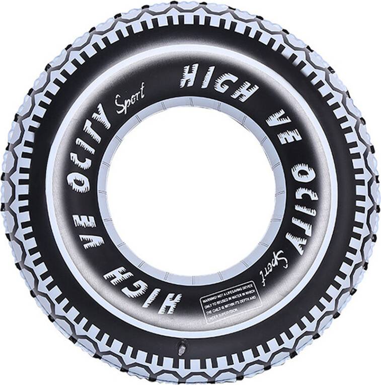 Tire Pattern Leakproof Inflatable Swimming Rings