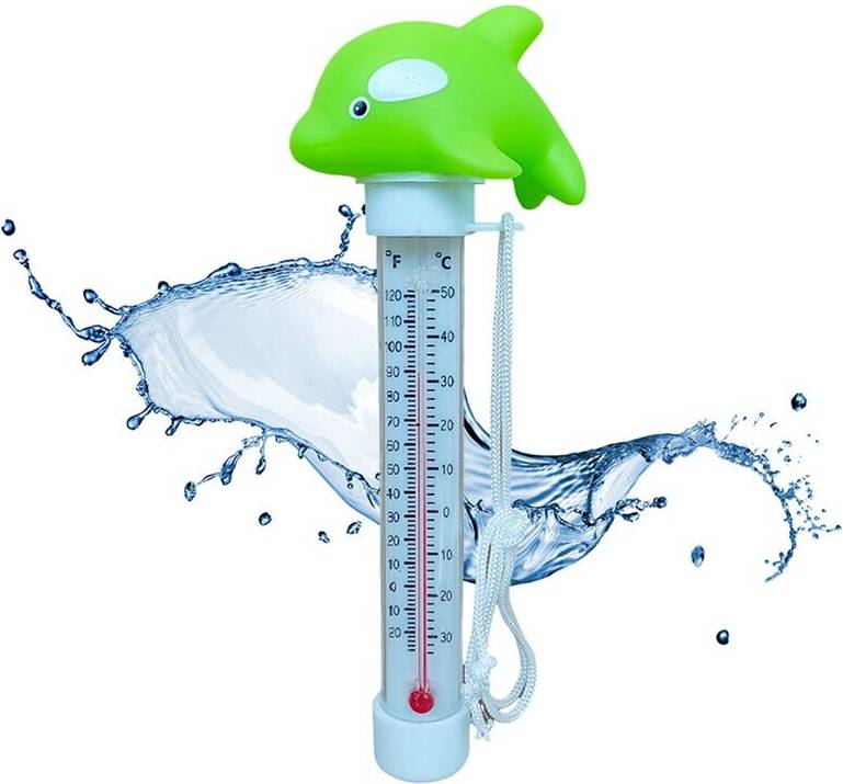 Fish Pool Thermometer Floating Water Temperature Tester