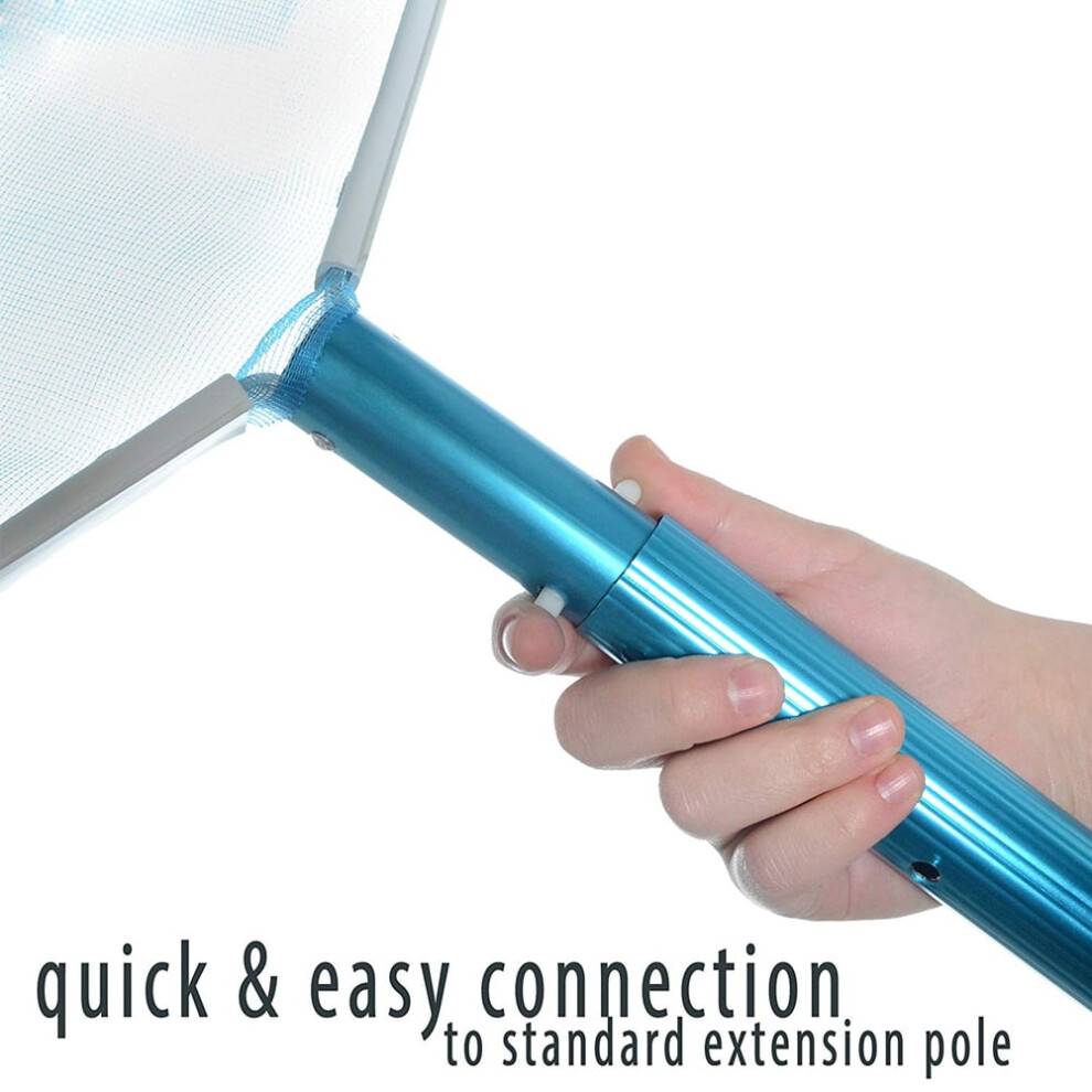 Metal Leaf Rake Fine Mesh Net Skimmer