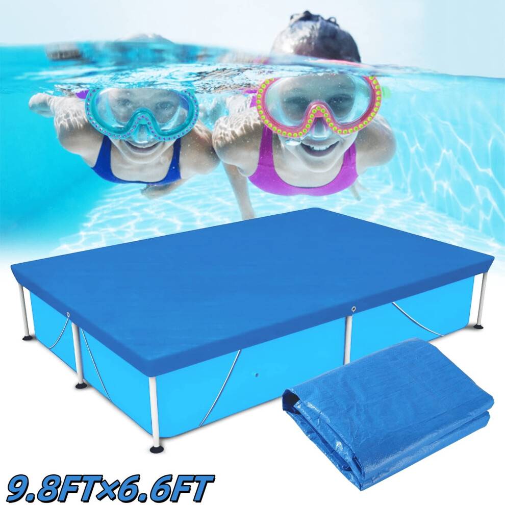 8ft swimming pool Rectangular Pool Cover 9.8FT6.6FT