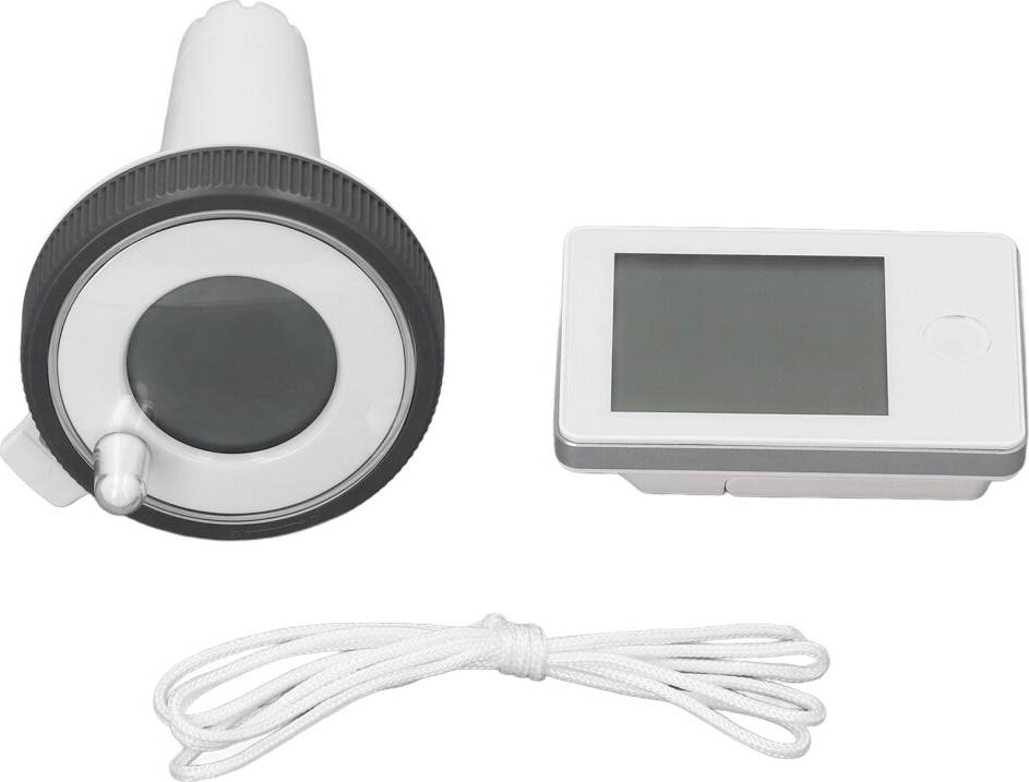 Wireless Solar Pool Temp Meter IPX8 Waterproof LCD Digital Floating