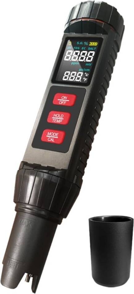 X71 pH Meter Water Tester 7-In-1