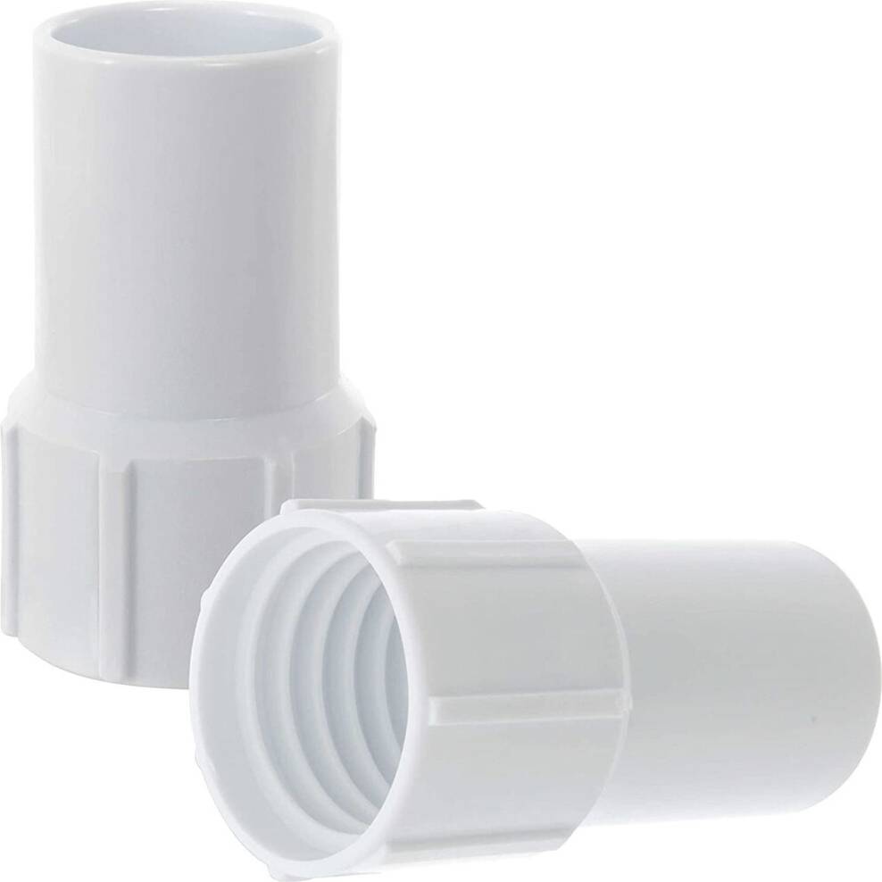 Pool Hose Cuff Threaded ABS Plastic 1 Pack