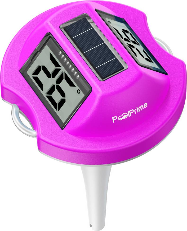 PoolPrime Solar Digital Pool Thermometer Dual-Screen