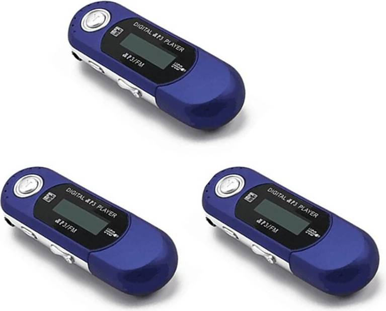 3X Reproductor MP3 USB 2.0 LCD Multilenguaje