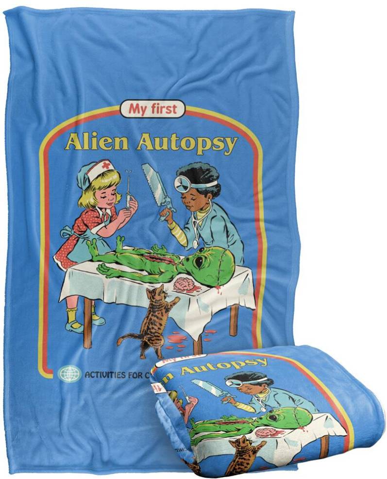 Steven Rhodes My First Alien Autopsy Soft Touch Blanket