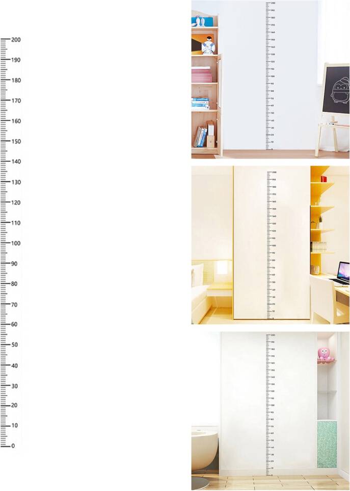 Height Indicator Ruler Sticker Wall