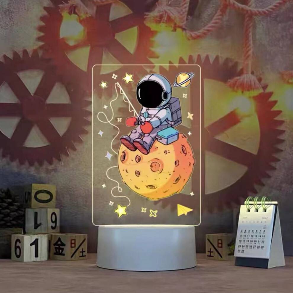 LED USB Rechargeable Three-Color Adjustable Night Light