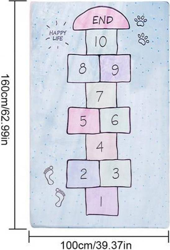 Feiona Hopscotch Rug Durable Woven