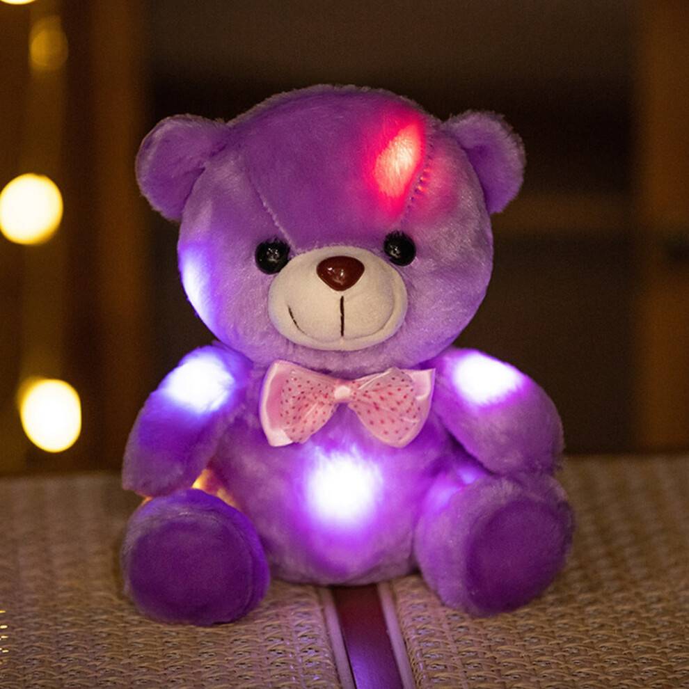 LED Color-Changing Bear Plush Night Light