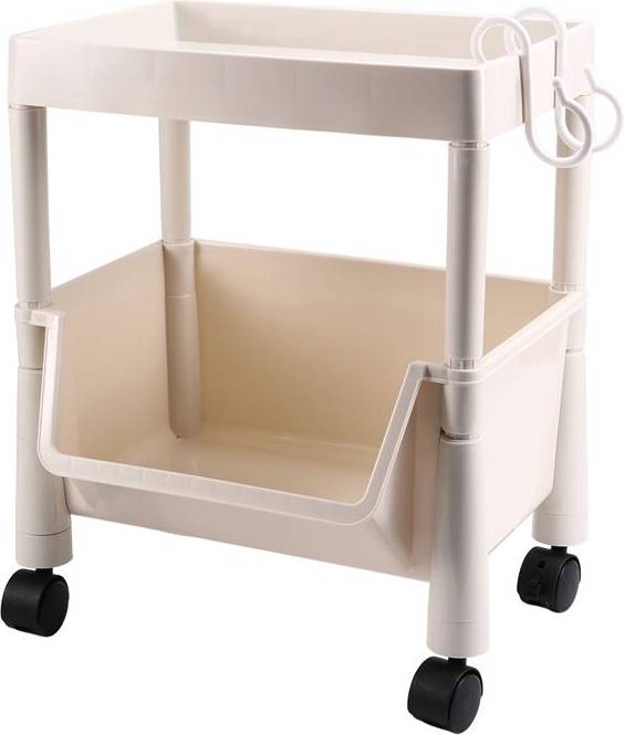 Tlily Movable Bookshelf Storage Rack