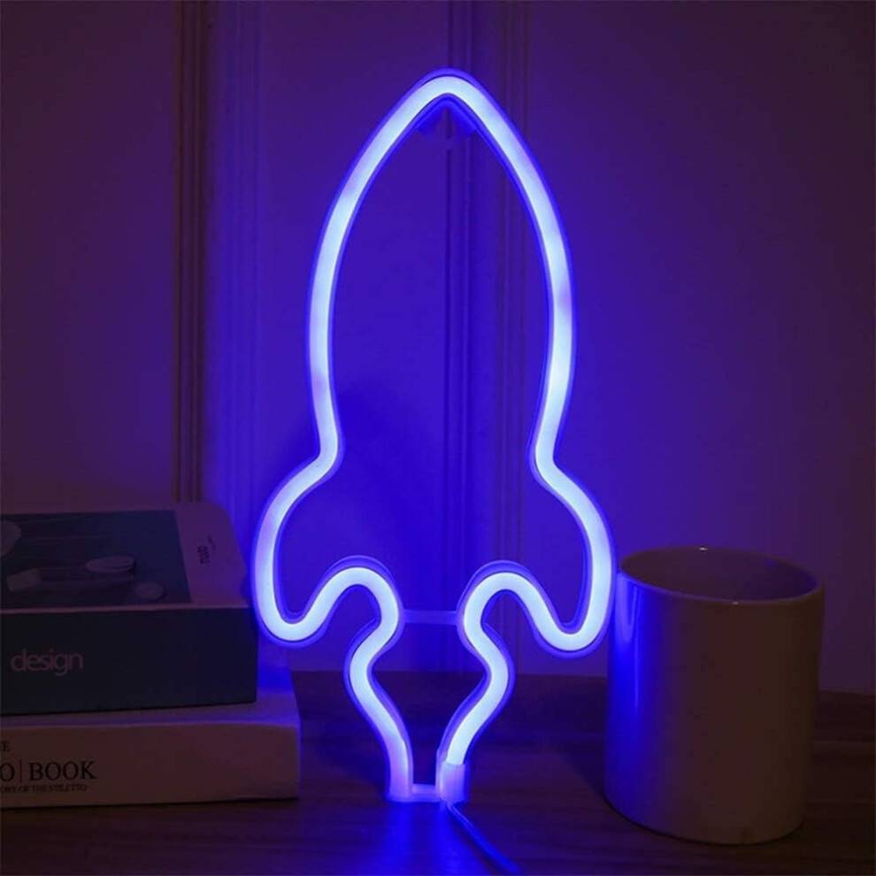 Rocket LED Neon Night Light