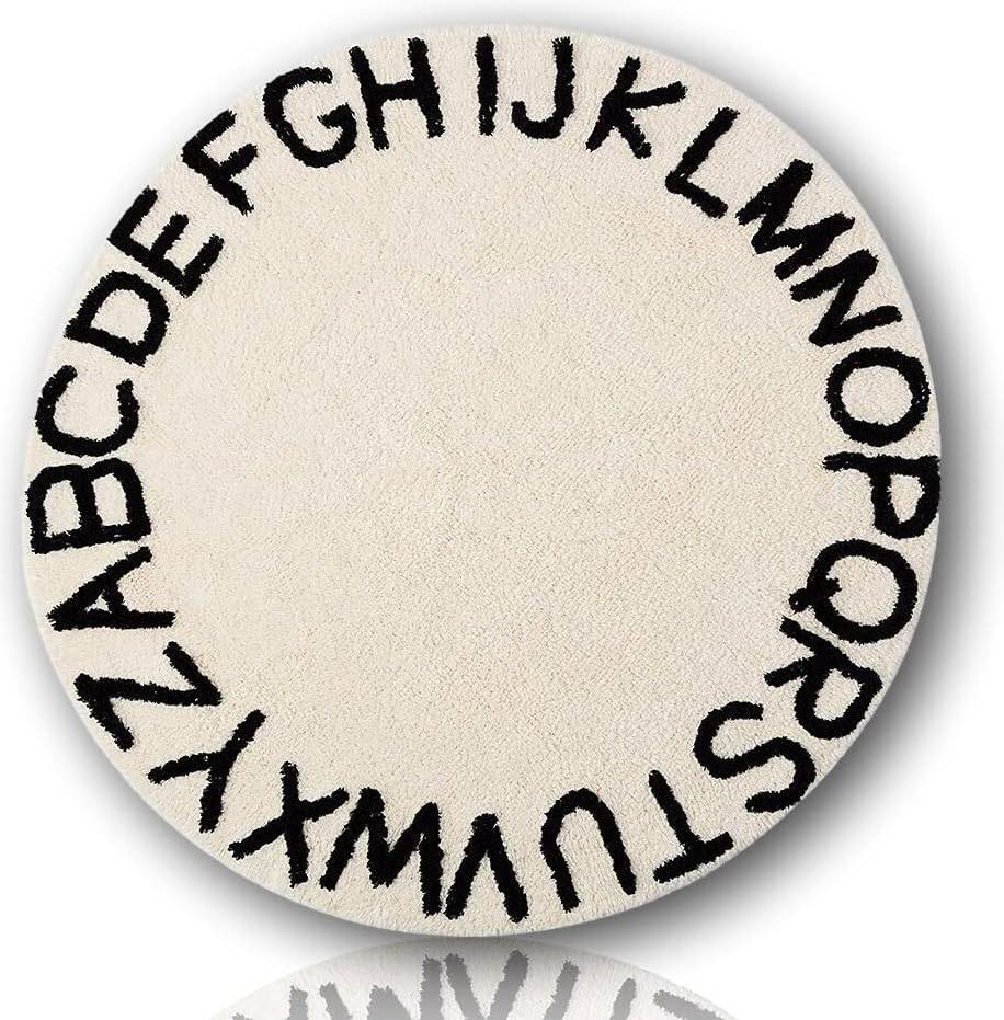 Extra Soft Round Kids Play Rug