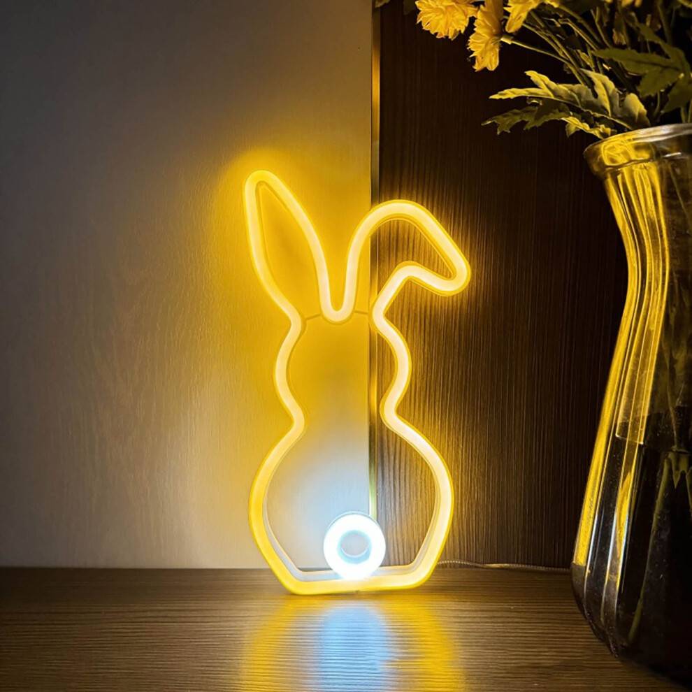 Easter LED Bunny Rabbit Egg Gold USB Night Light