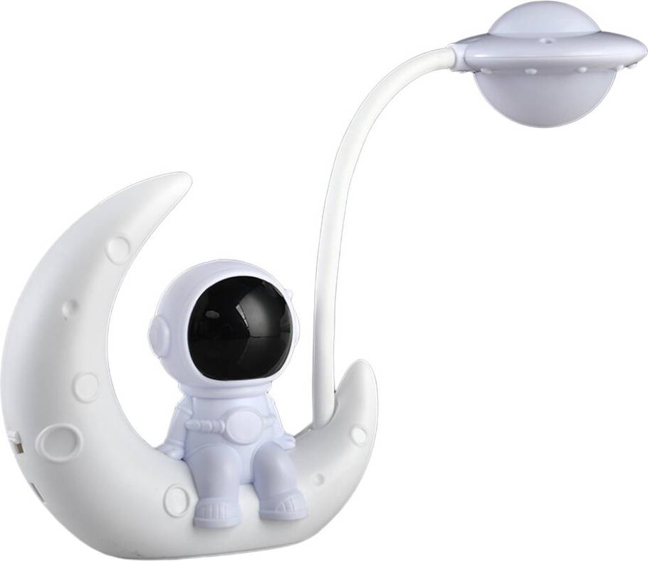 Spaceman Desk Lamp LED Rechargeable Moon Night Light