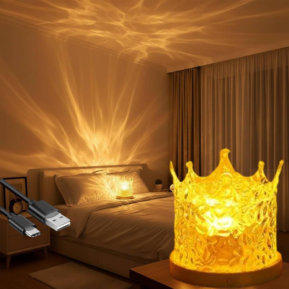 Projector Kids 16-Color Dynamic Wave Night Light