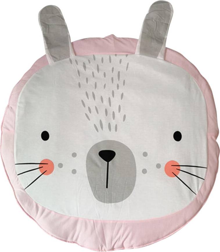 Kids Rabbit Cotton Rug 85x2 cm