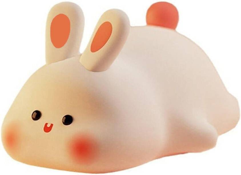 Silicone Rabbit 3-Level Dimmable Night Light