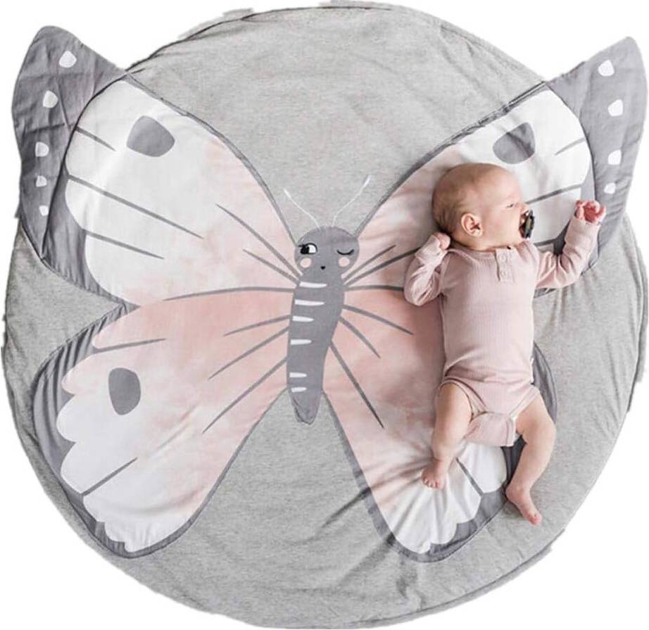 Kids Multifunctional Cotton Round Rug