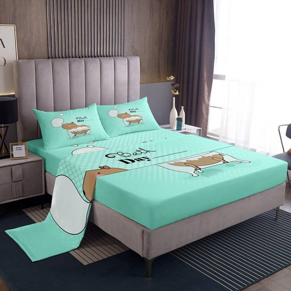 Homewish Capybara Sheet Set Rodent