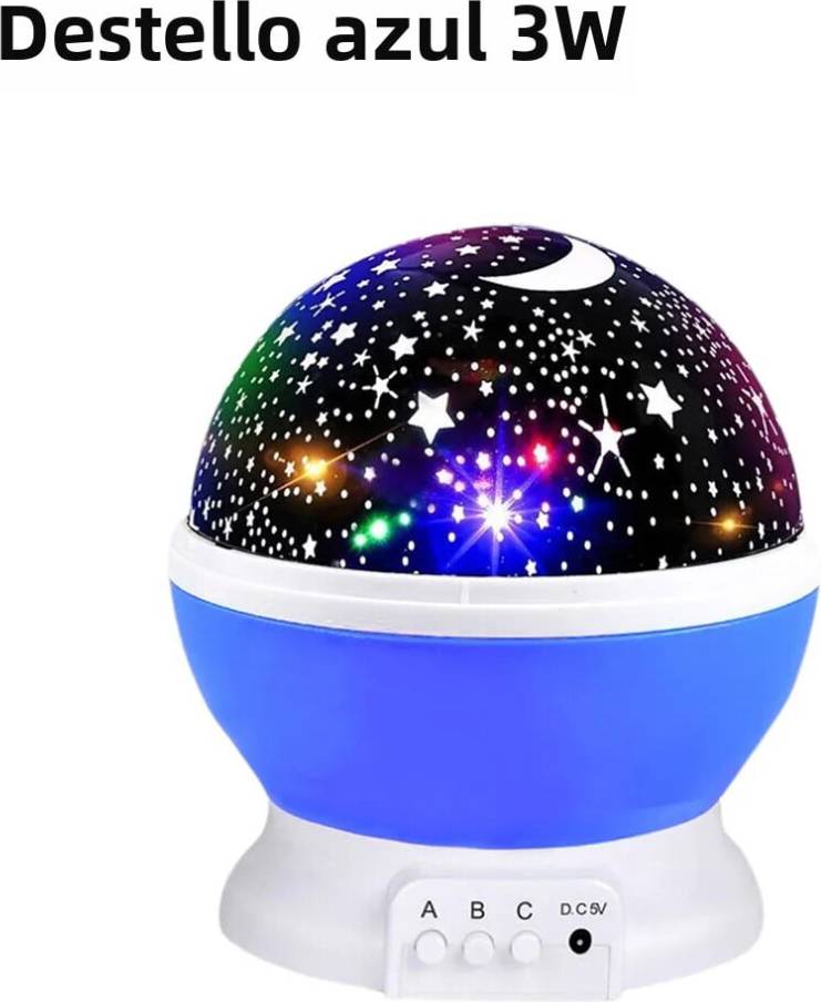 Star Projector 3W Rotating LED Night Light