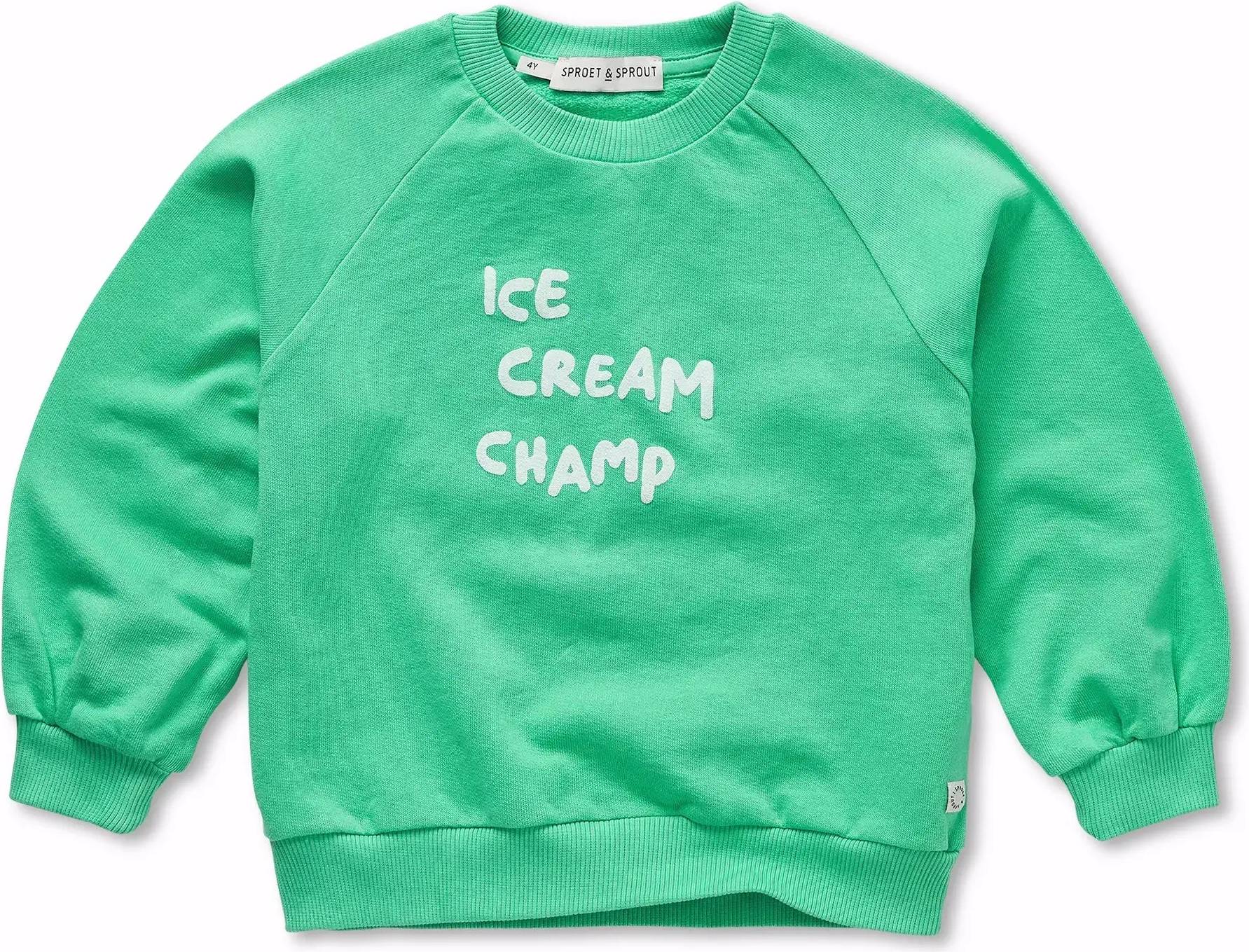 Sproet & Sprout Raglan Sweatshirt Ice Cream Champ