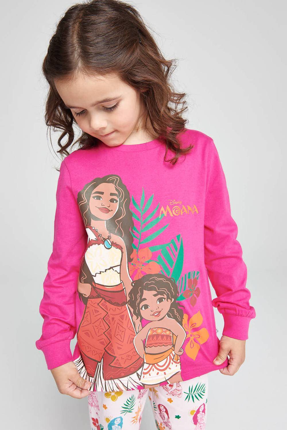 Pink Moana Pyjamas Set
