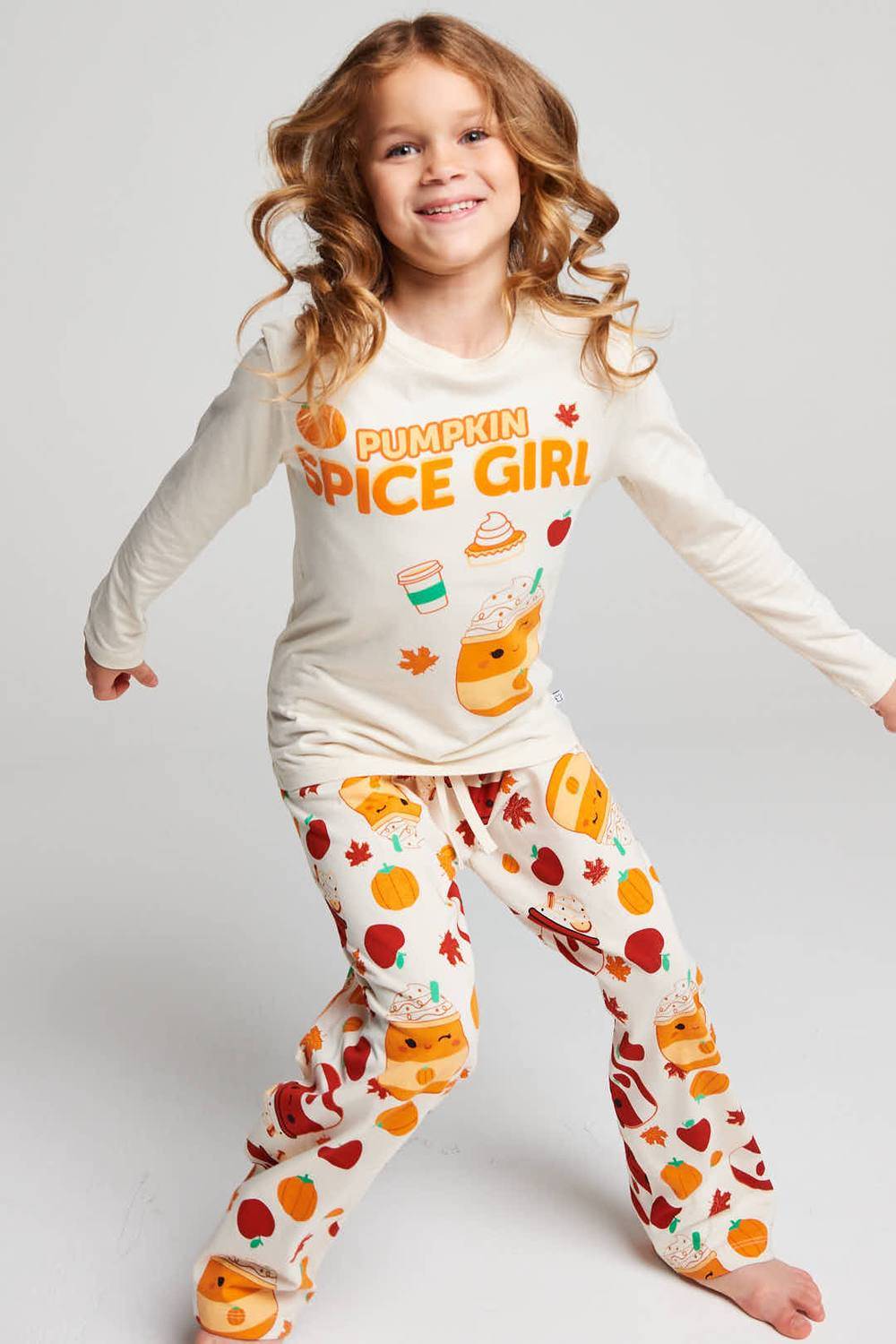 Pumpkin Spice Pyjama Set - Multicolor