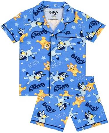 Bluey Character Button Up Pyjamas