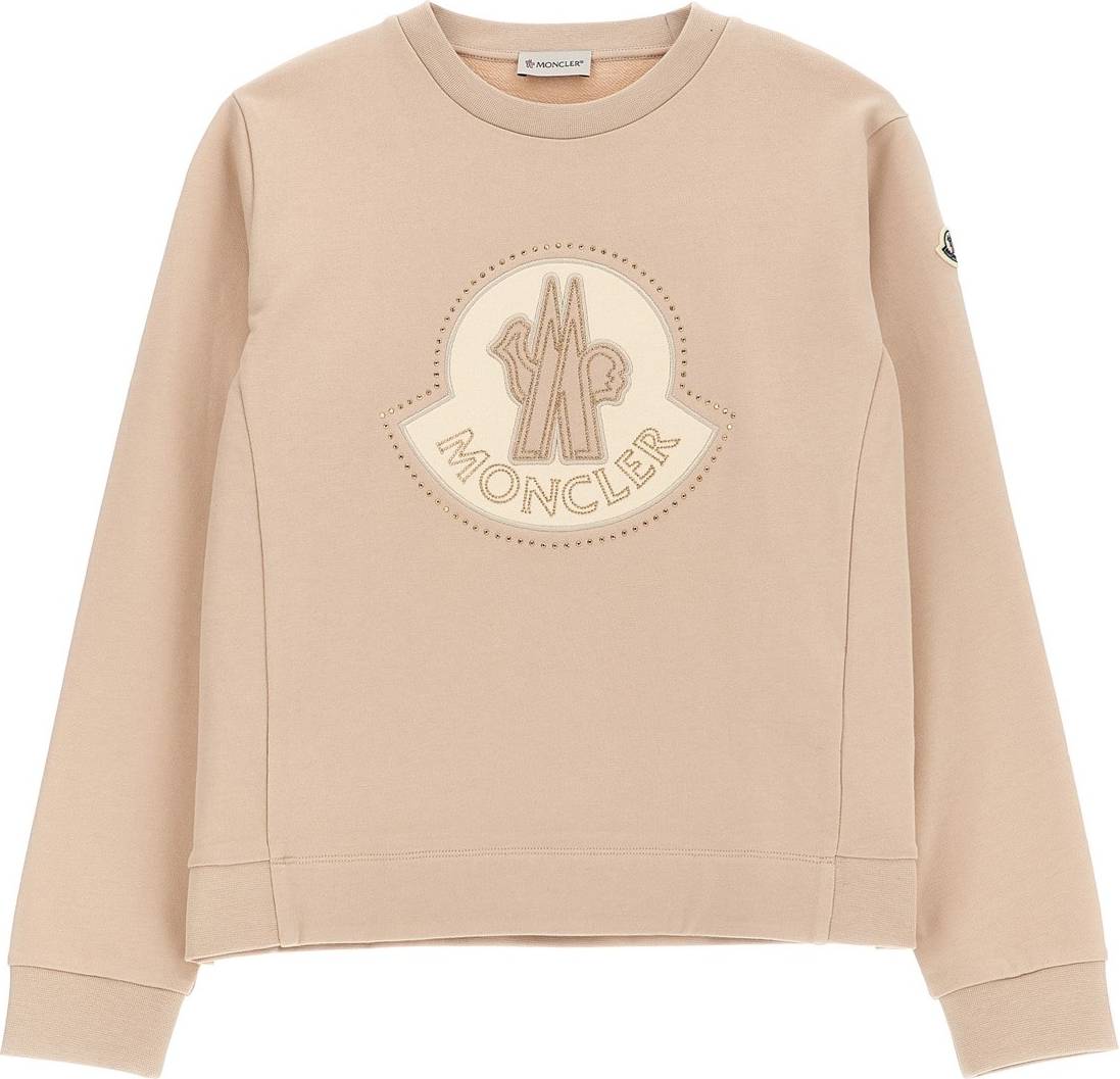 Moncler Enfant Rhinestone Logo Sweatshirt