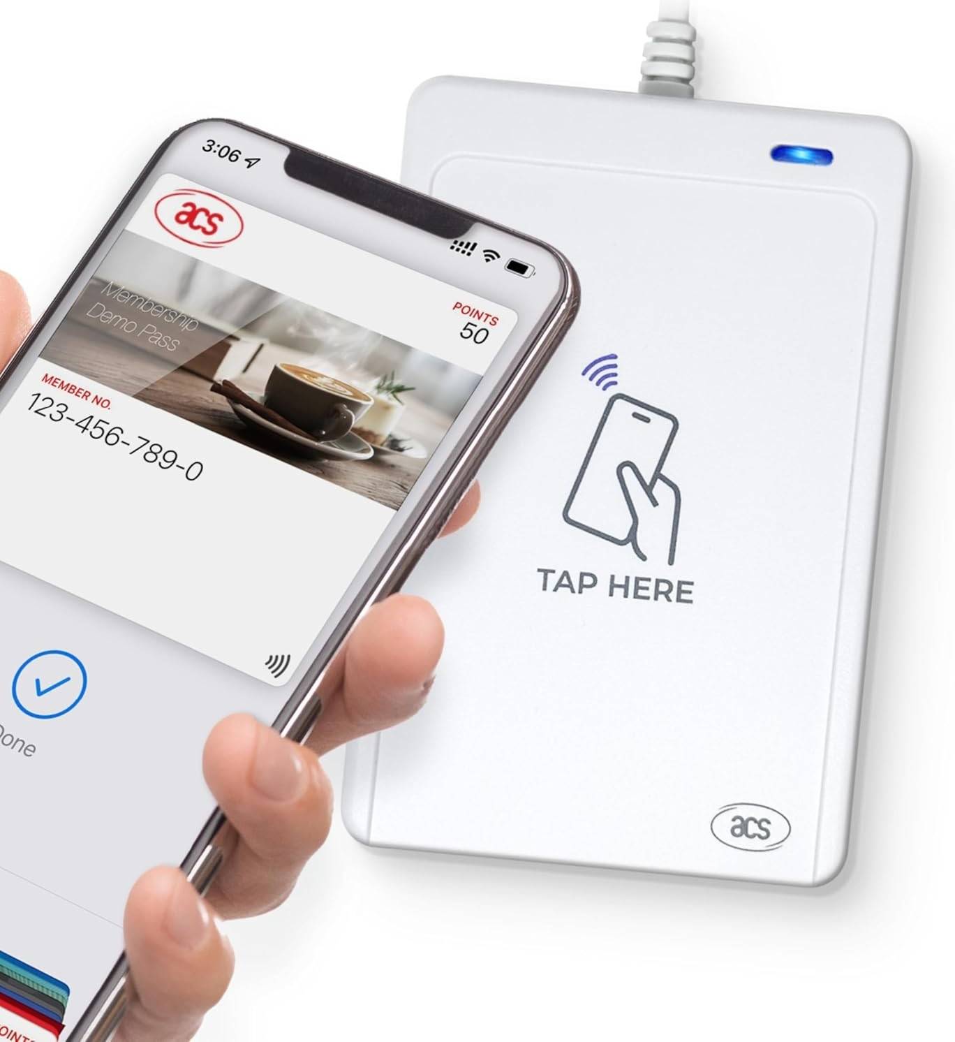 Smart card reader Walletmate II USB NFC Smart Card Reader