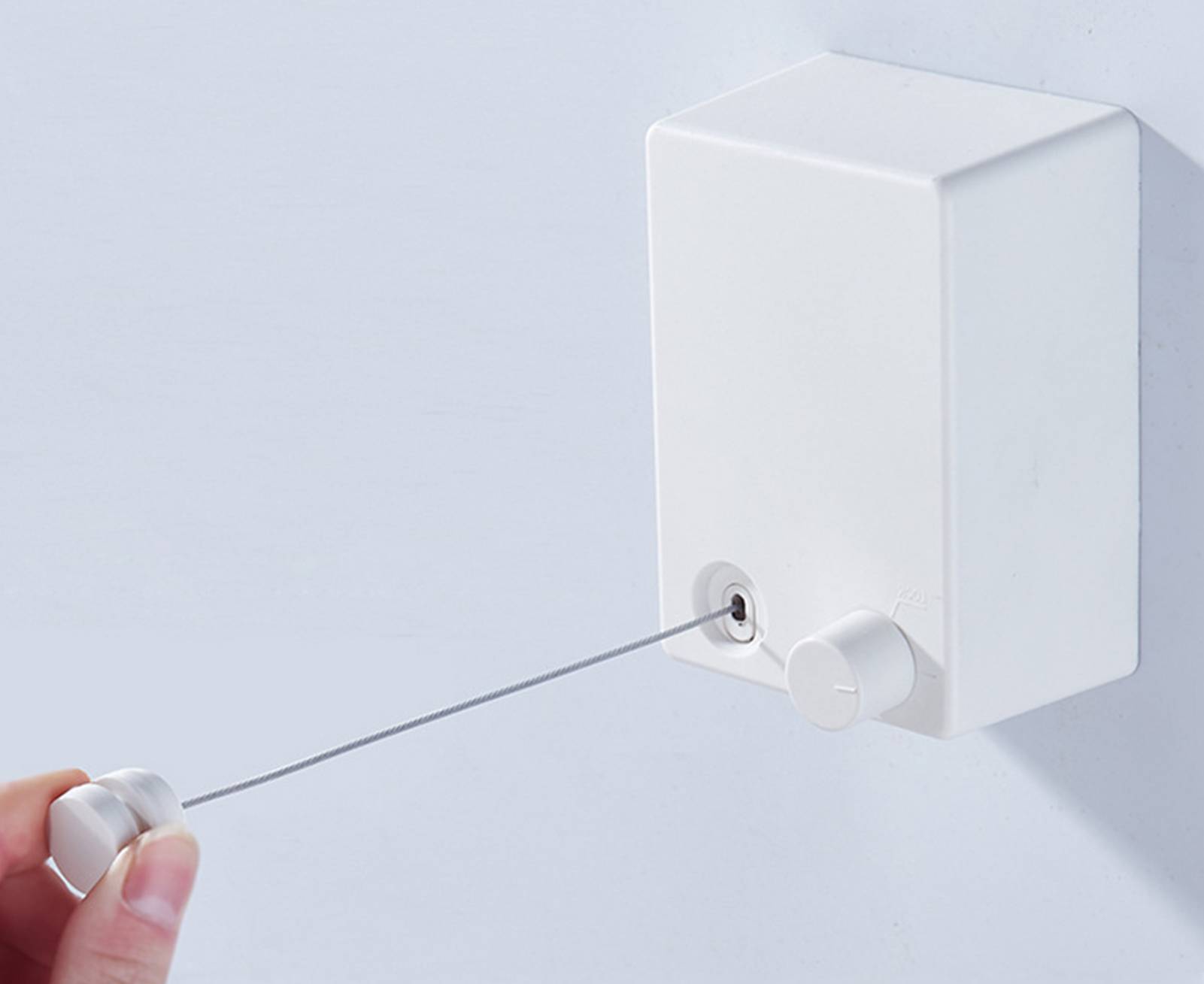 Clothes Drying Line Retractable Stainless Steel Punch