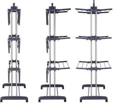 Heavy duty clothes drying rack B&Q Heavy Duty Laundry Drying Rack - One Size