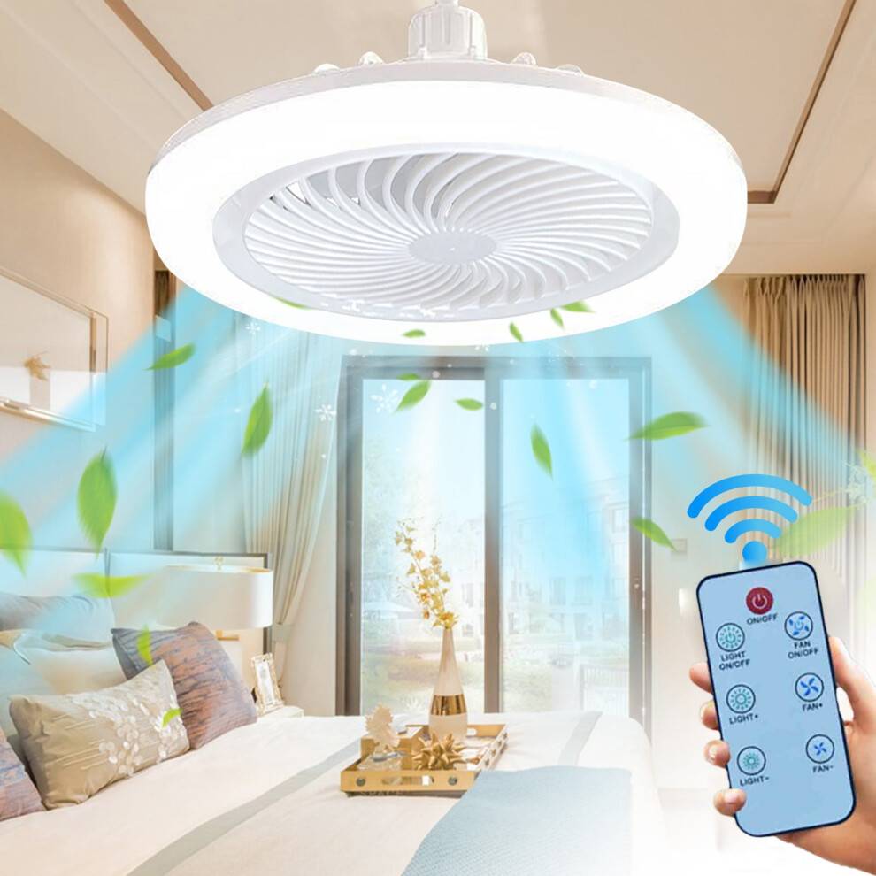 Loftventilator med lys Moderne Loftsventilator Med LED-lys