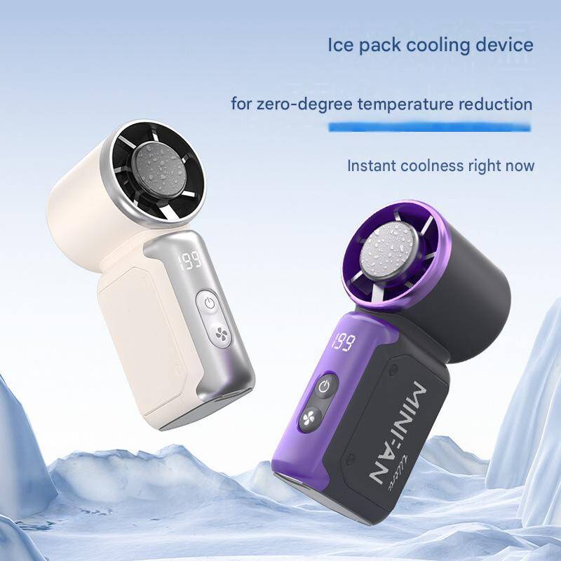 Mini Handheld Ice Fan USB Rechargeable