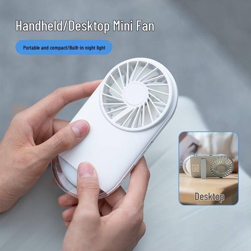 Desk fan USB Rechargeable Mini Desk Handheld Fan