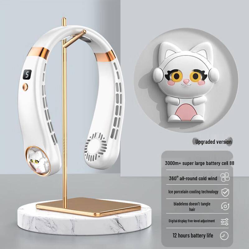 Mini usb ventilator Portable Bladeless Neck Fan Mini USB